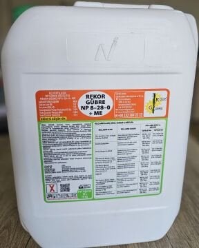 10L Rekor Gübre NP 8-28-0 +ME  ( Ec Fertilizer NP Gübre Çözeltisi)